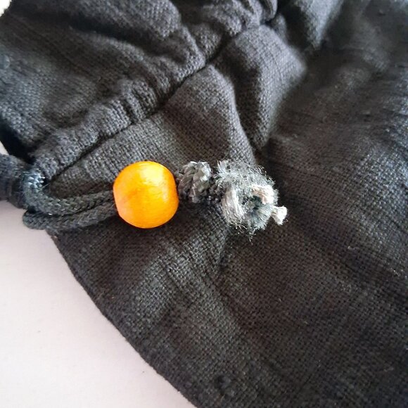 Black Canvas Sequined Elephant Purse - Picture 10 of 10